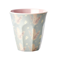 Feather Print Melamine Cup Rice DK